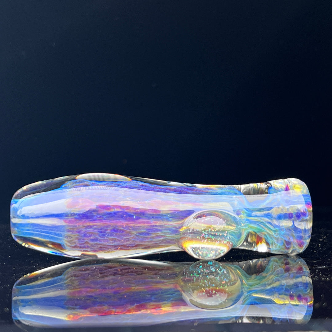 Purple Ghost Chillum Glass Pipe Tako Glass   