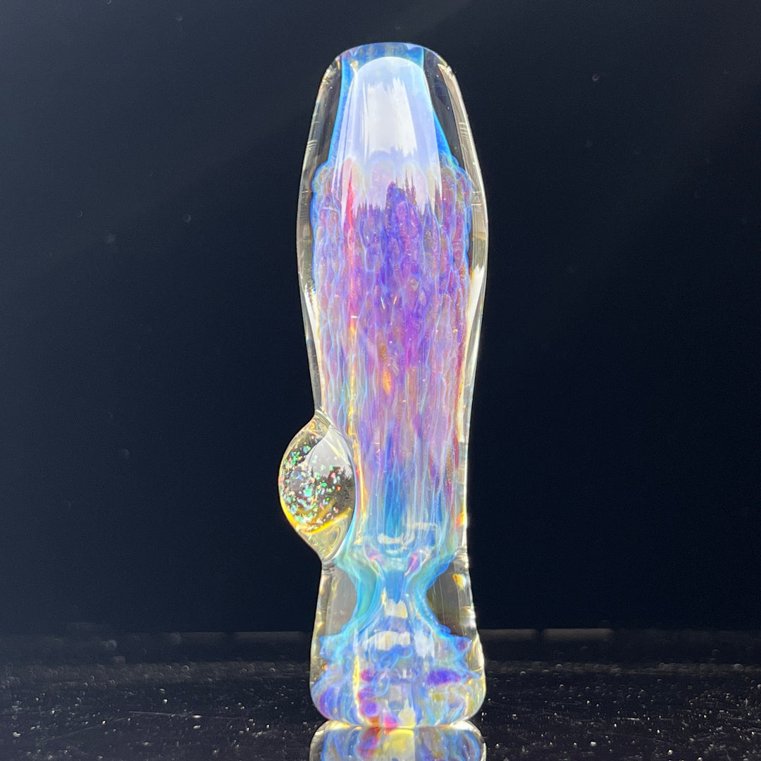 Purple Ghost Chillum Glass Pipe Tako Glass   