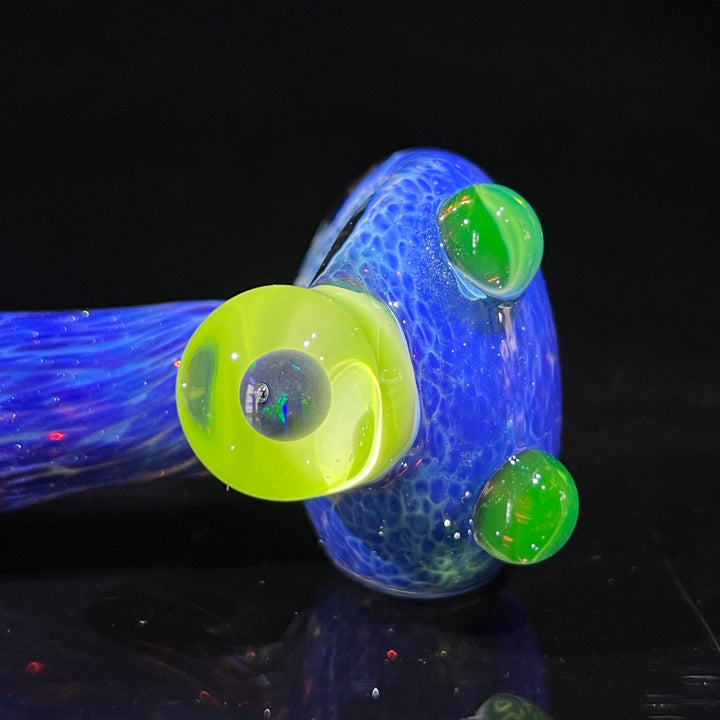 Purple Nebula Large Ion Black Opal Pipe Glass Pipe Tako Glass   