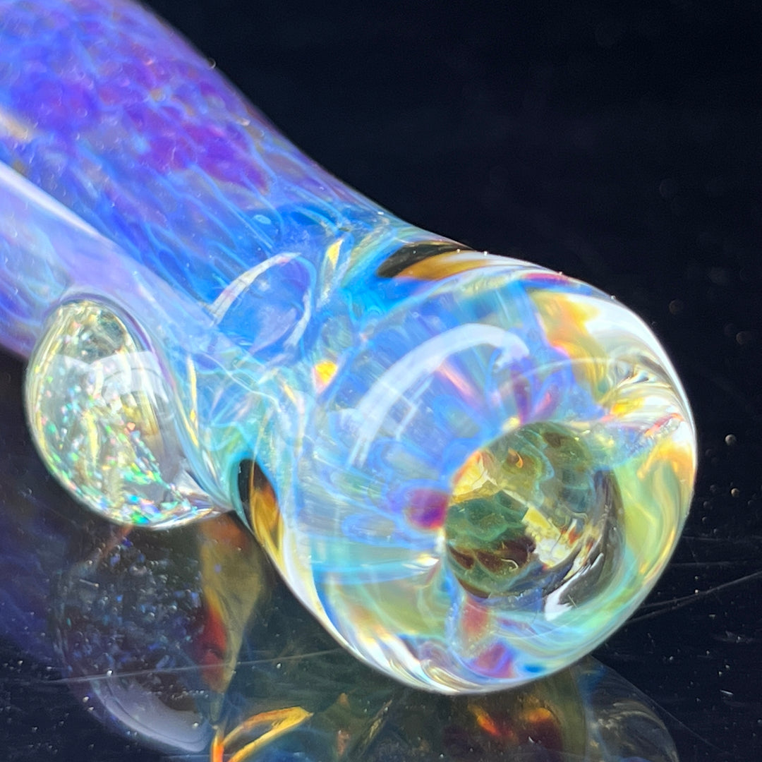 Purple Ghost Chillum Glass Pipe Tako Glass   