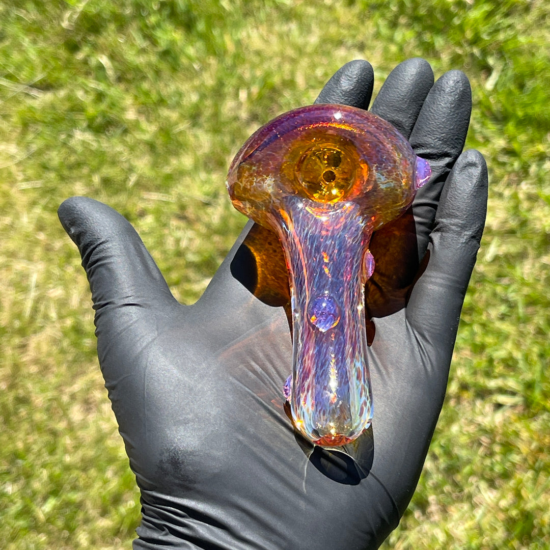 Thick Purple Pipe Glass Pipe Chuck Glass