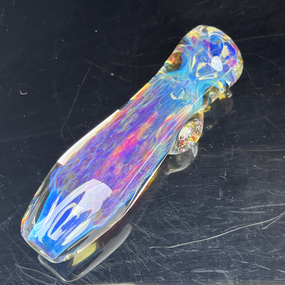 Purple Ghost Chillum Glass Pipe Tako Glass   