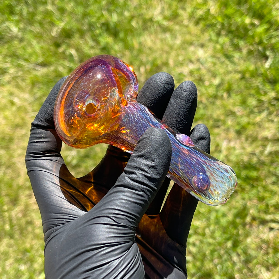 Thick Purple Pipe Glass Pipe Chuck Glass