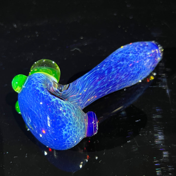 Purple Nebula Large Ion Black Opal Pipe Glass Pipe Tako Glass   