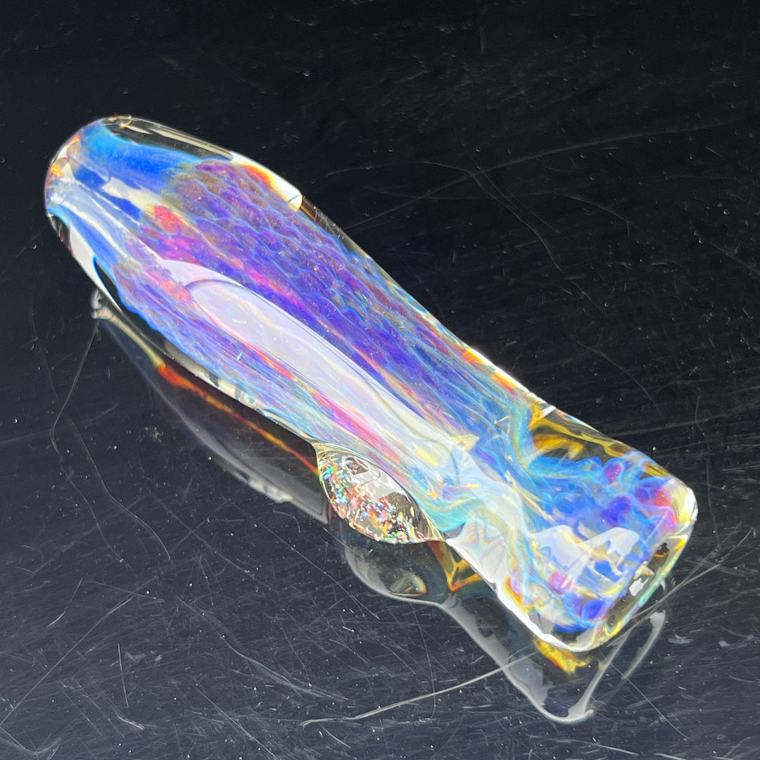 Purple Ghost Chillum Glass Pipe Tako Glass   