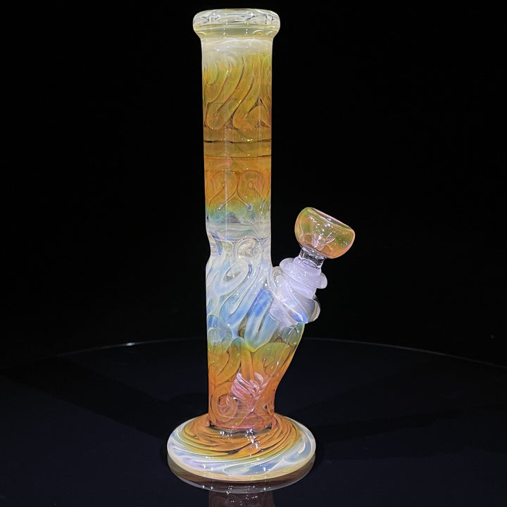 9" Fumed Squiggle Straight Bong Glass Pipe Mary Jane's Glass