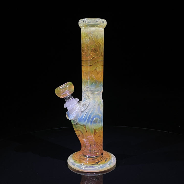 9" Fumed Squiggle Straight Bong Glass Pipe Mary Jane's Glass