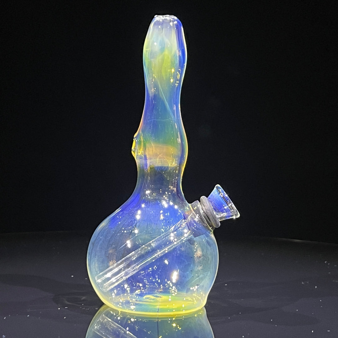 5" Silver Fumed Mini Bong Glass Pipe Mary Jane's Glass