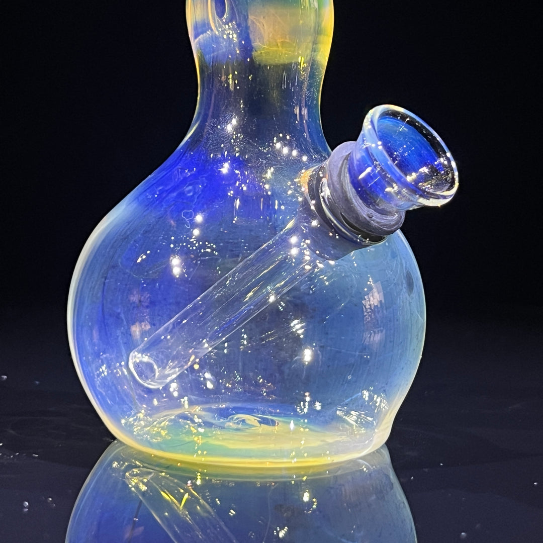 5" Silver Fumed Mini Bong Glass Pipe Mary Jane's Glass