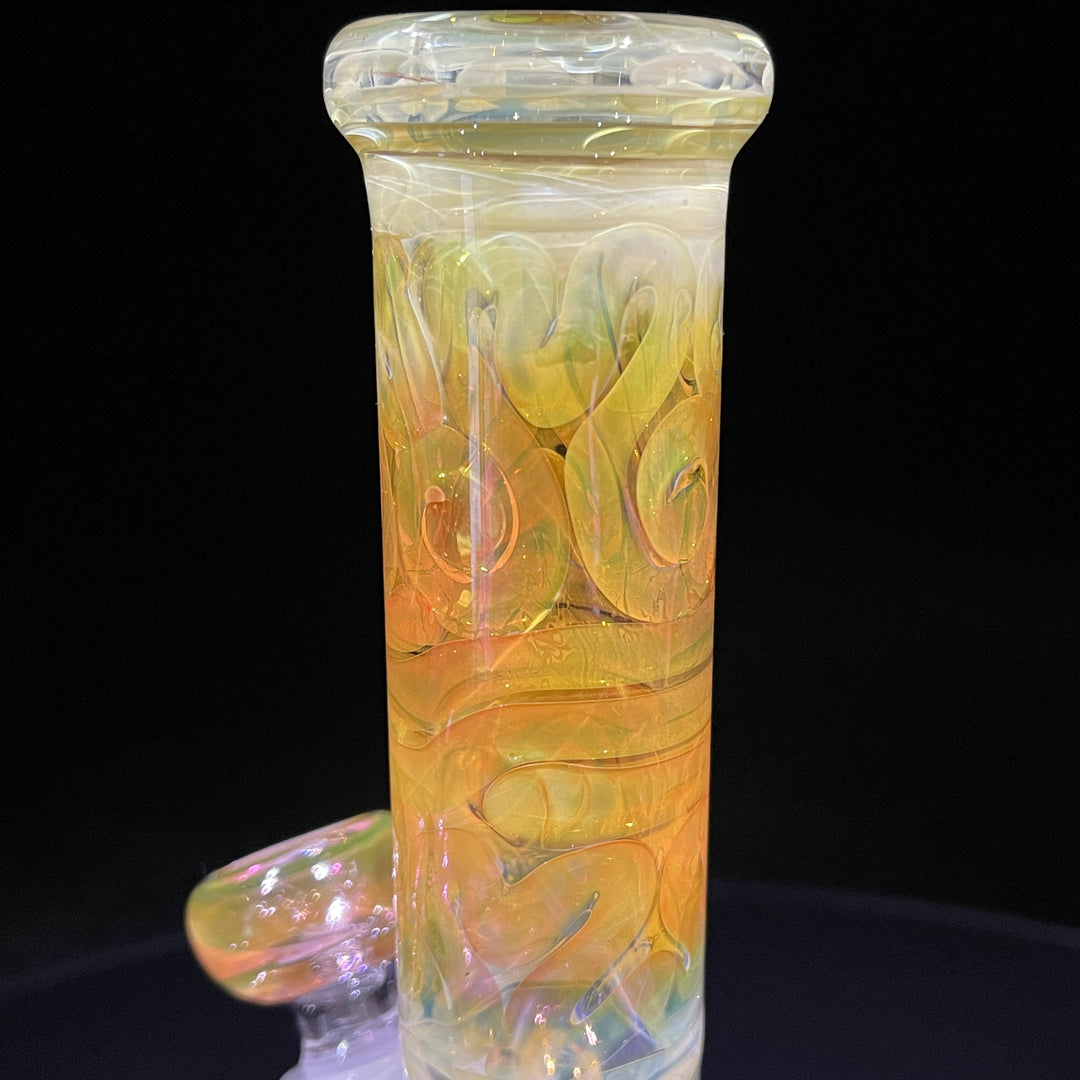 9" Fumed Squiggle Straight Bong Glass Pipe Mary Jane's Glass