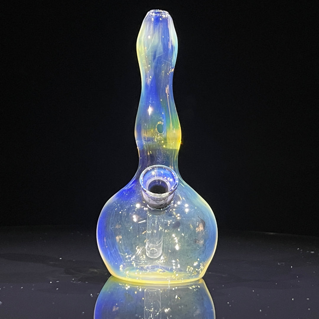 5" Silver Fumed Mini Bong Glass Pipe Mary Jane's Glass