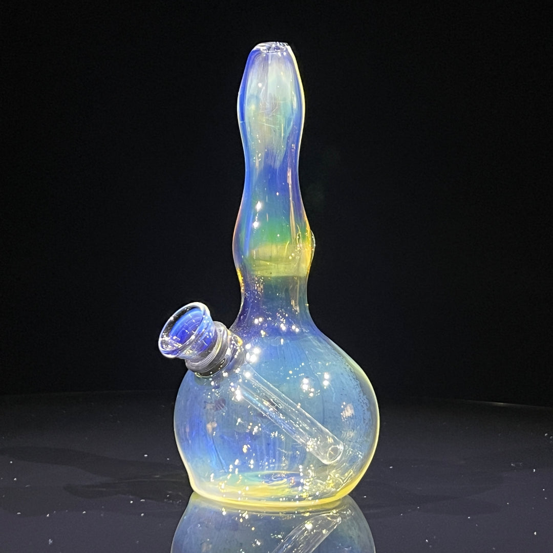 5" Silver Fumed Mini Bong Glass Pipe Mary Jane's Glass