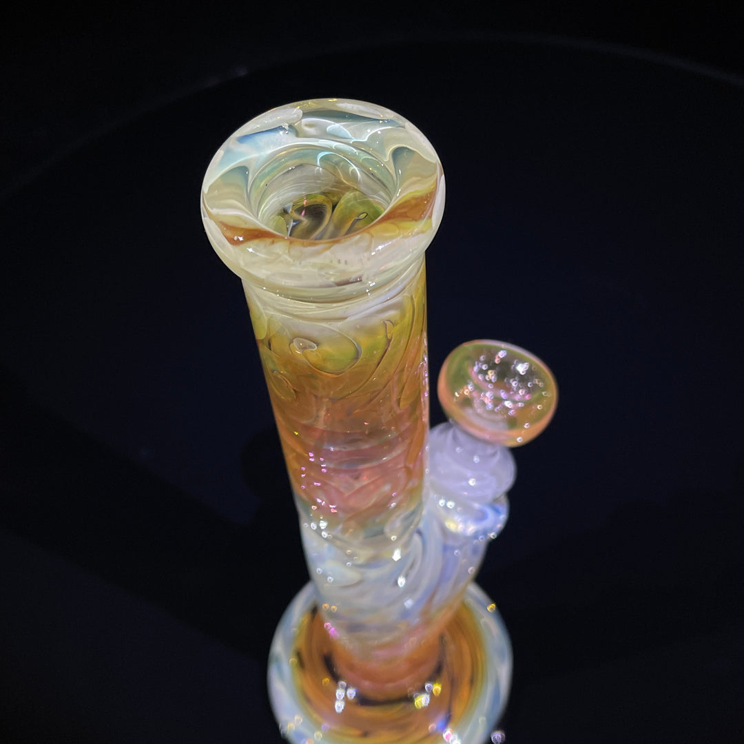 9" Fumed Squiggle Straight Bong Glass Pipe Mary Jane's Glass