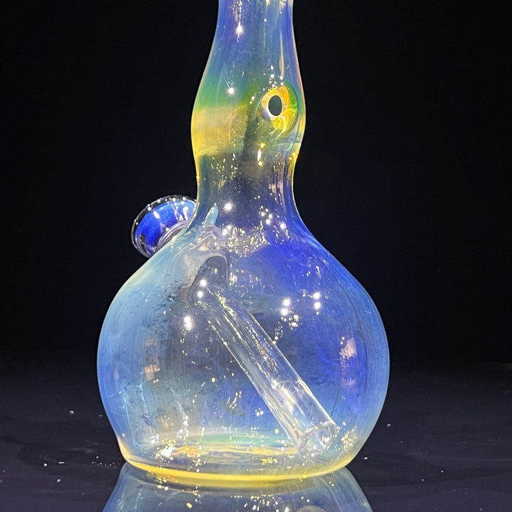 5" Silver Fumed Mini Bong Glass Pipe Mary Jane's Glass