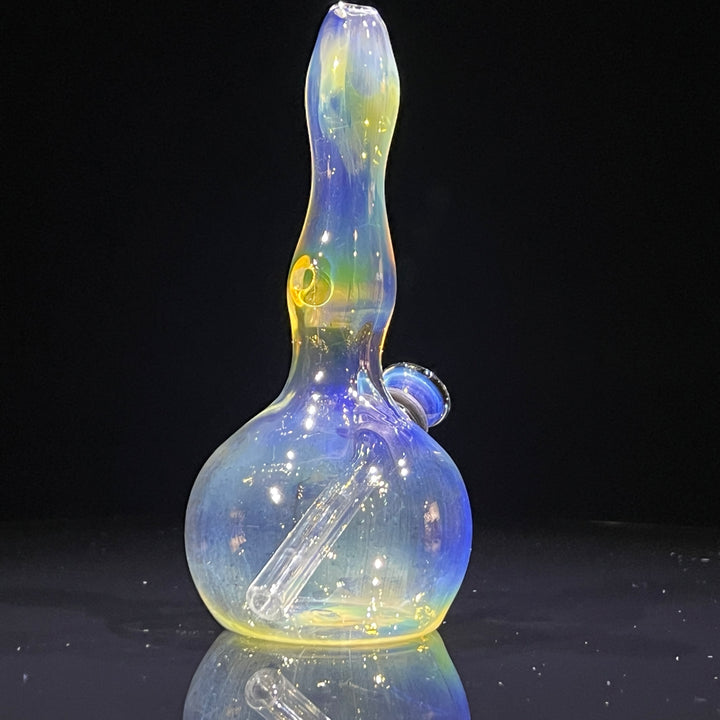 5" Silver Fumed Mini Bong Glass Pipe Mary Jane's Glass