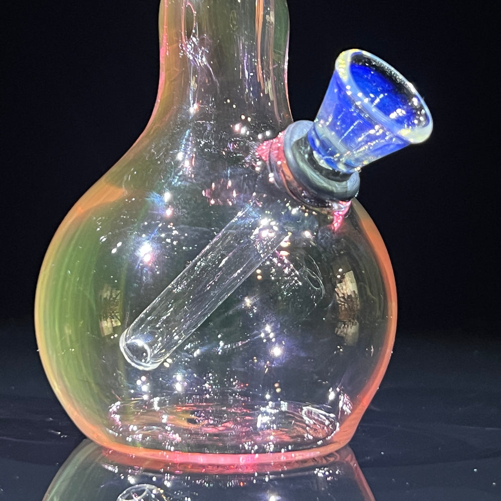 5" Gold Fumed Mini Bong Glass Pipe Mary Jane's Glass