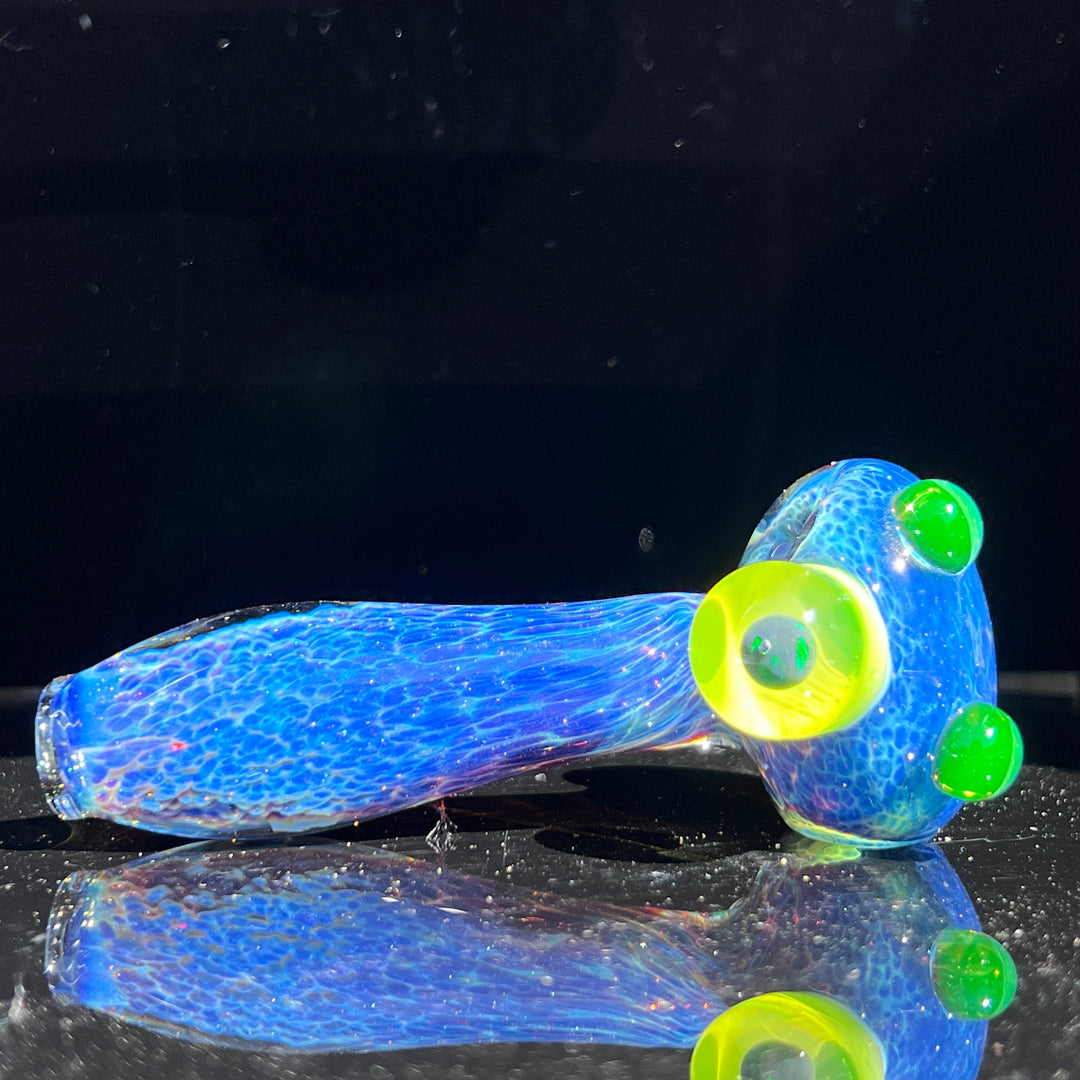 Purple Nebula Large Ion Black Opal Pipe Glass Pipe Tako Glass   