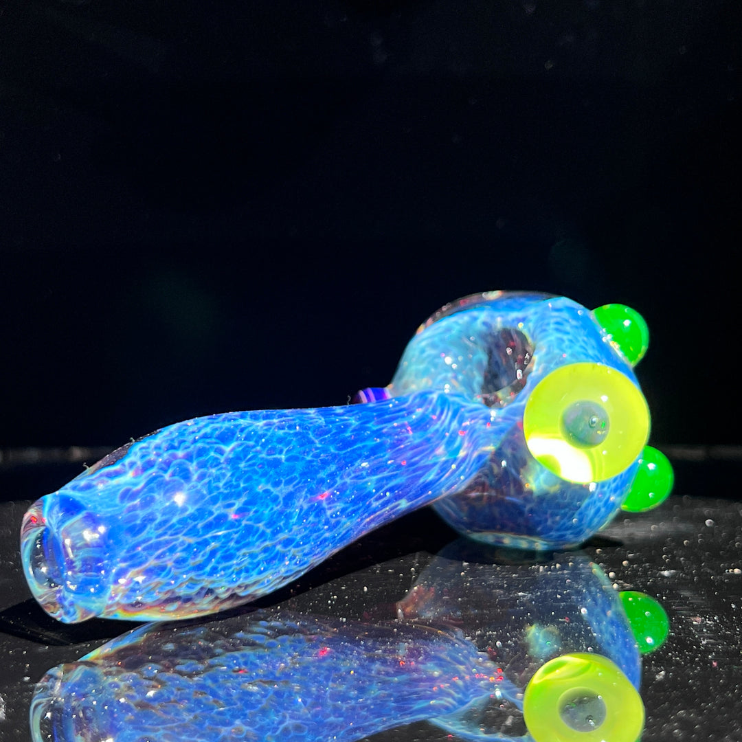 Purple Nebula Large Ion Black Opal Pipe Glass Pipe Tako Glass   