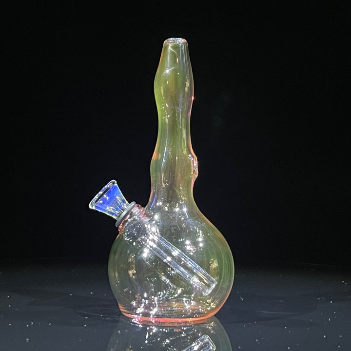 5" Gold Fumed Mini Bong Glass Pipe Mary Jane's Glass