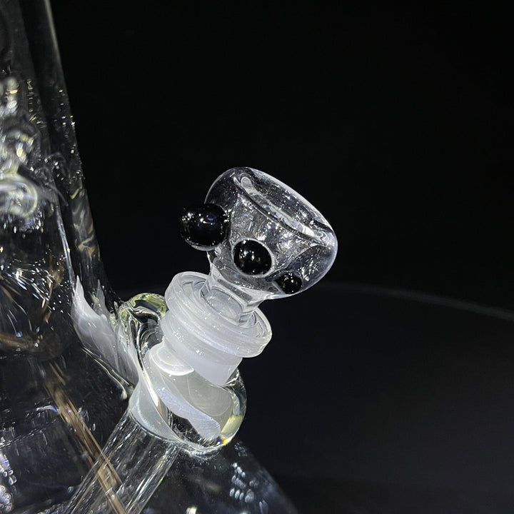 15" Mushroom Swirl Beaker Bong Glass Pipe Mary Jane's Glass