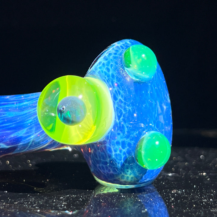 Purple Nebula Large Ion Black Opal Pipe Glass Pipe Tako Glass   