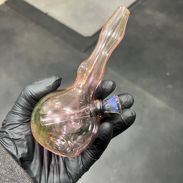 5" Gold Fumed Mini Bong Glass Pipe Mary Jane's Glass