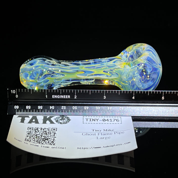 Ghost Flame Pipe Large Glass Pipe Tiny Mike   