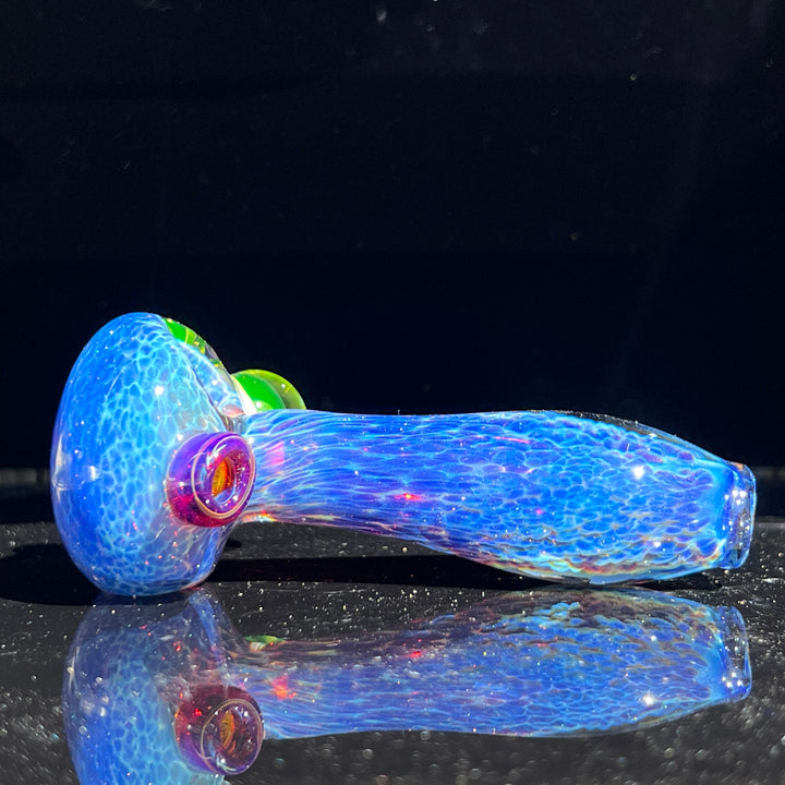 Purple Nebula Large Ion Black Opal Pipe Glass Pipe Tako Glass   