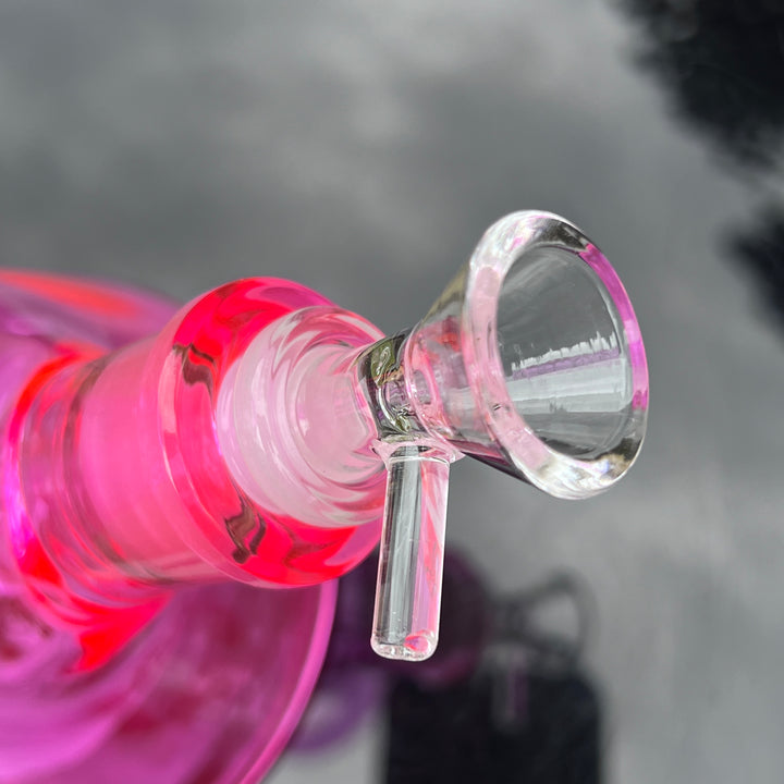 Bright Pink 10" Thick 9 mm Bong Glass Pipe TG   