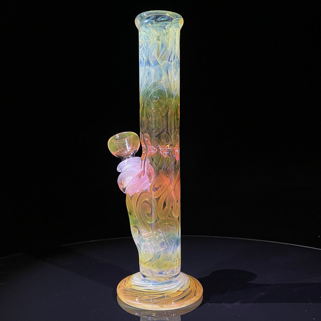 9" Fumed Squiggle Straight Bong Glass Pipe Mary Jane's Glass