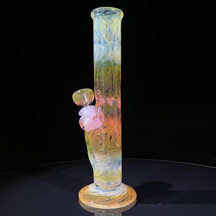 9" Fumed Squiggle Straight Bong Glass Pipe Mary Jane's Glass