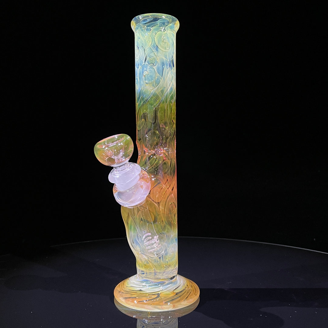 9" Fumed Squiggle Straight Bong Glass Pipe Mary Jane's Glass