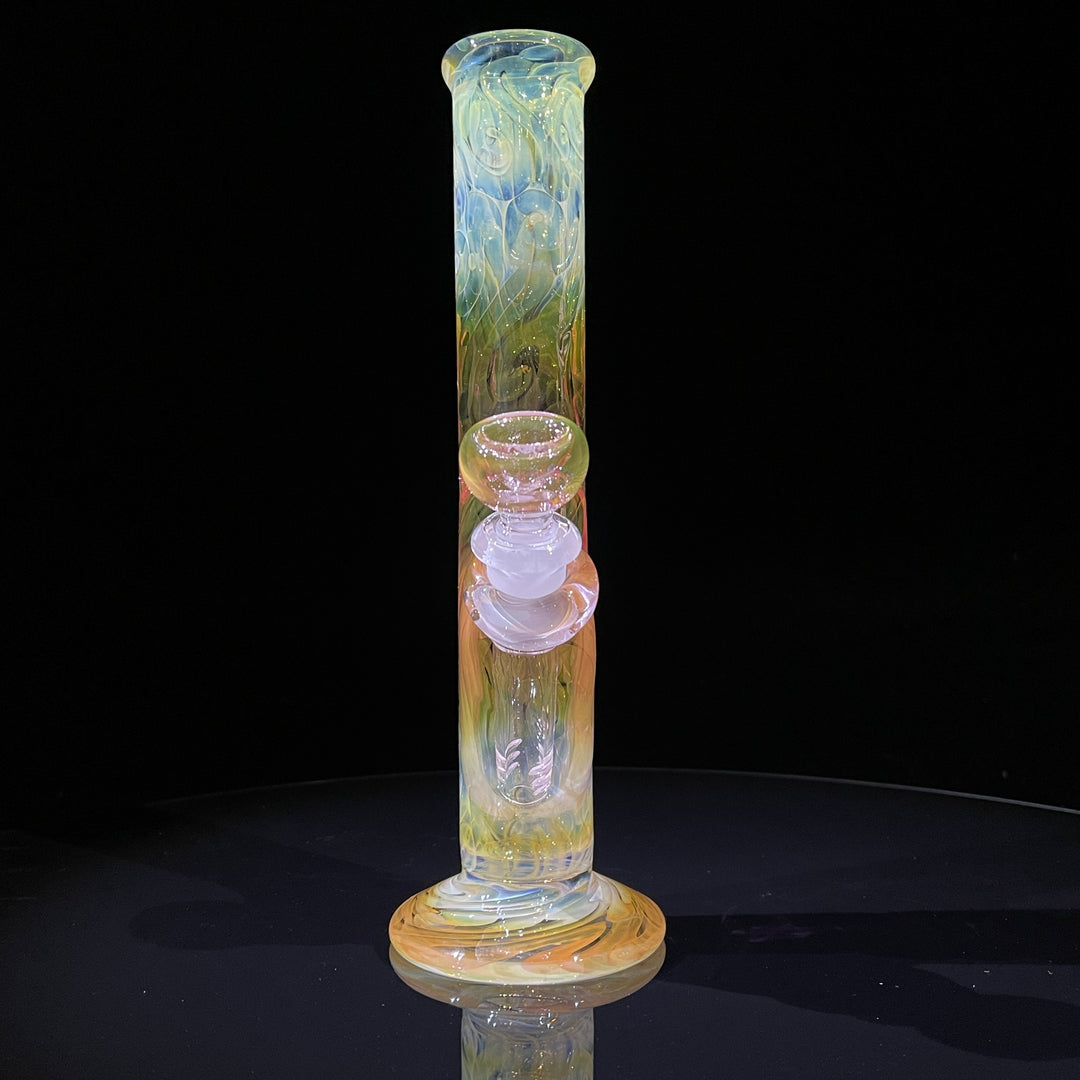 9" Fumed Squiggle Straight Bong Glass Pipe Mary Jane's Glass