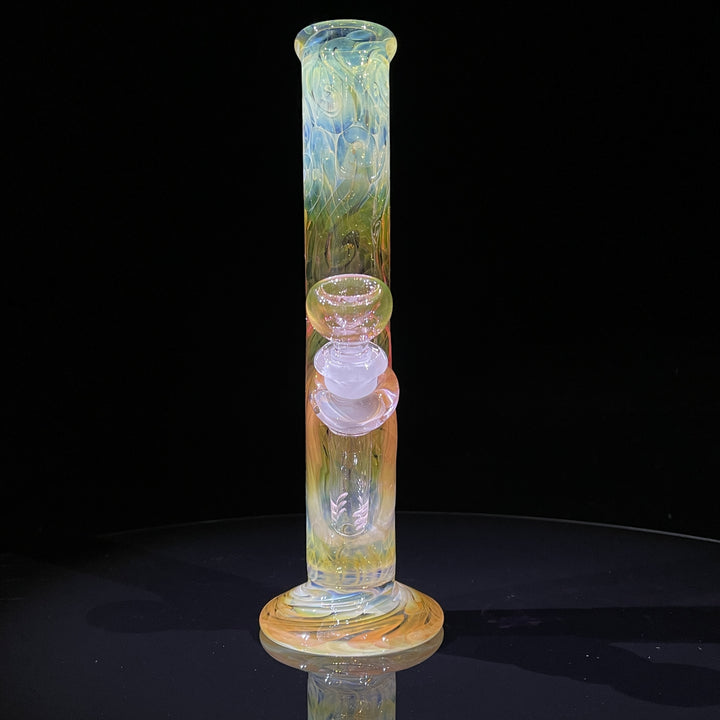 9" Fumed Squiggle Straight Bong Glass Pipe Mary Jane's Glass