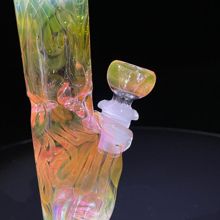 9" Fumed Squiggle Straight Bong Glass Pipe Mary Jane's Glass