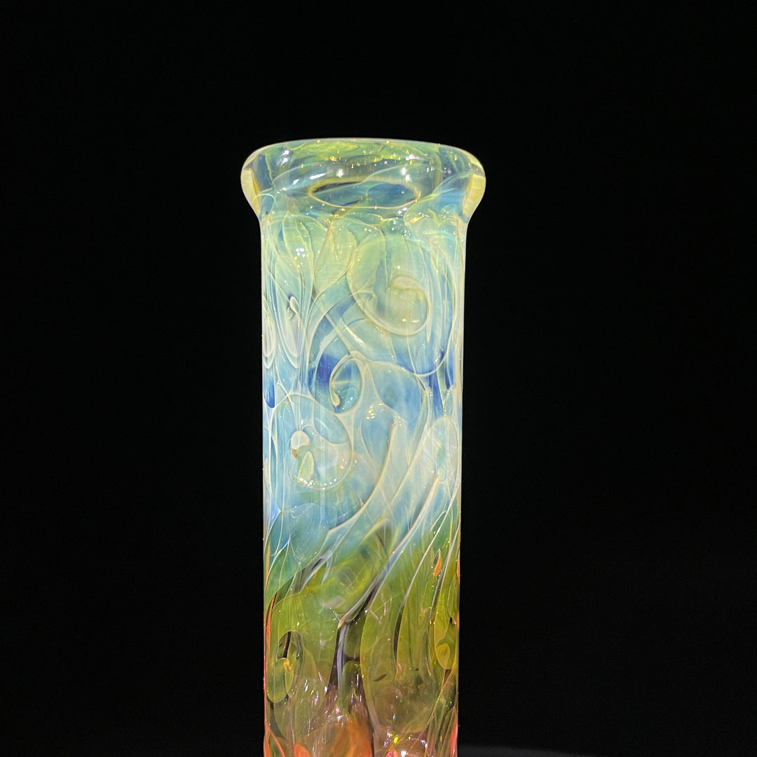 9" Fumed Squiggle Straight Bong Glass Pipe Mary Jane's Glass