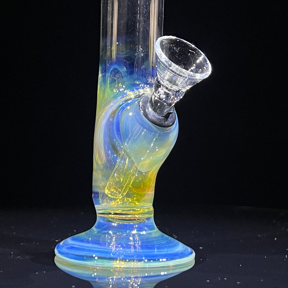 5" Silver Fumed Mini Bong Glass Pipe Mary Jane's Glass