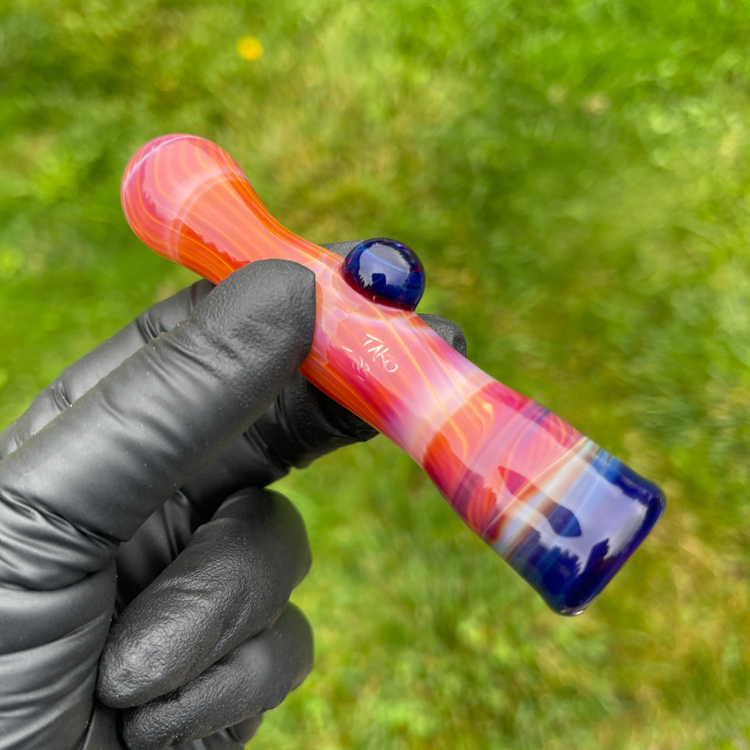 Serendipity Chillum Glass Pipe Tako Glass   