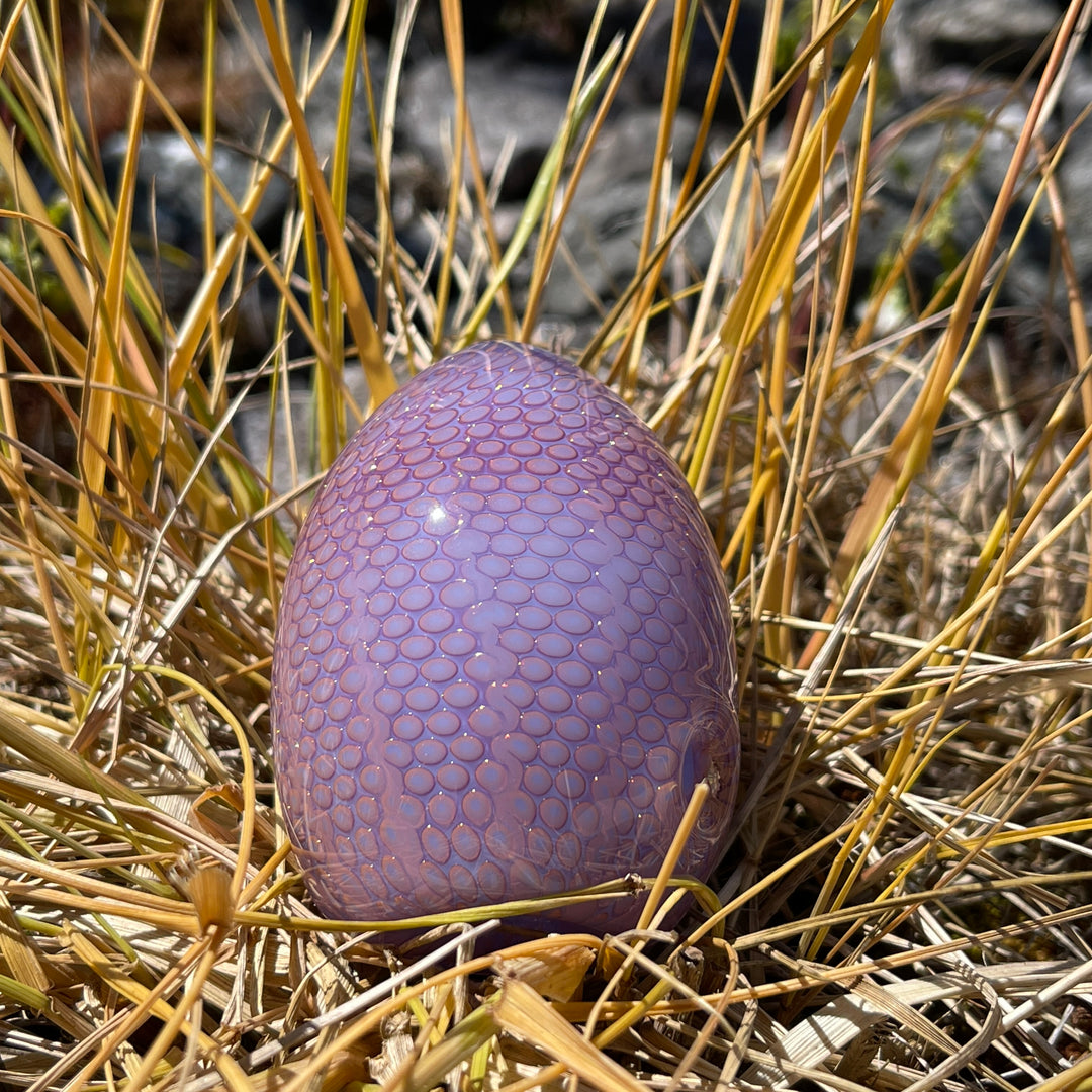 Snake Skin Dragon Egg Pipe Large Glass Pipe Firekist Glass   