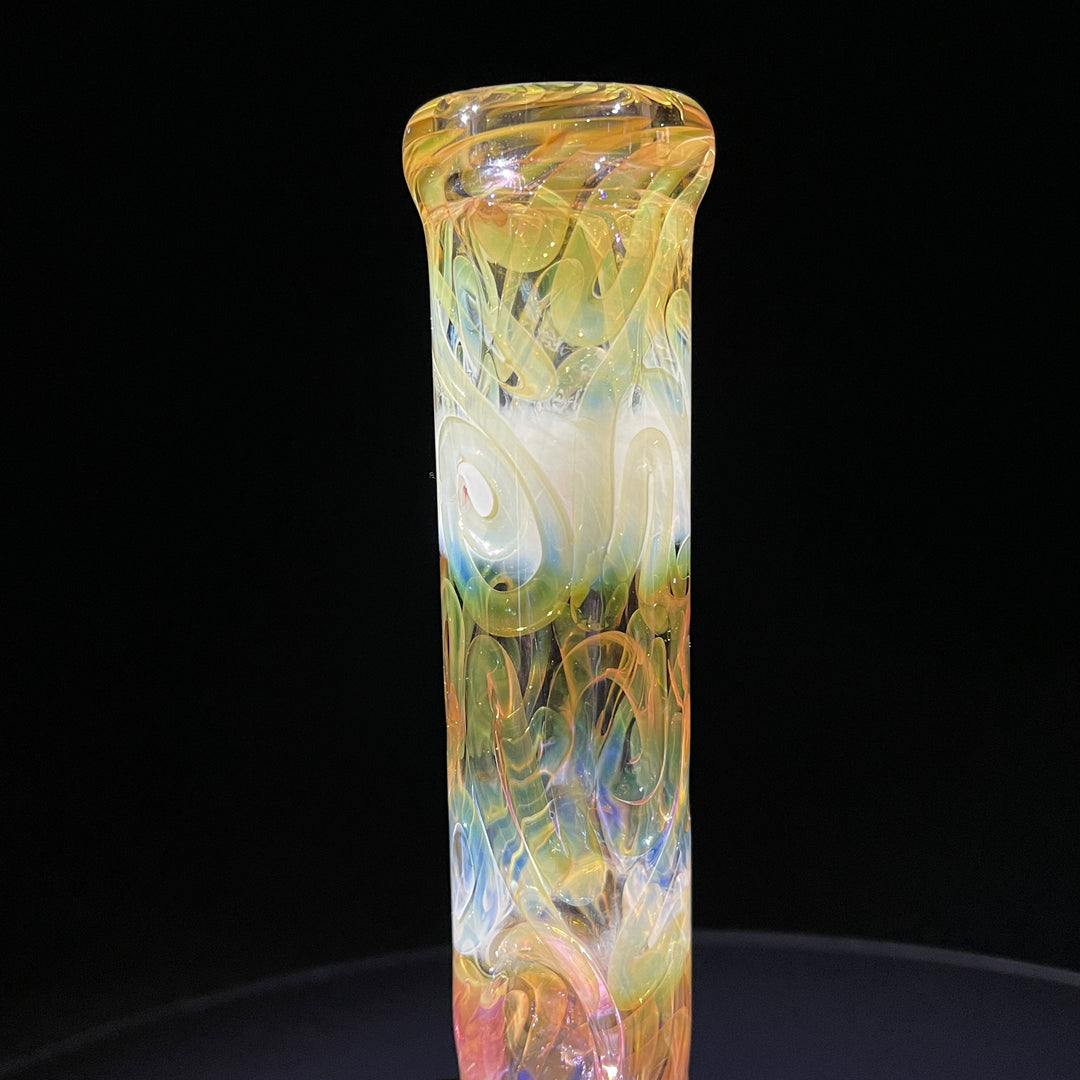 9" Fumed Squiggle Beaker Bong Glass Pipe Mary Jane's Glass