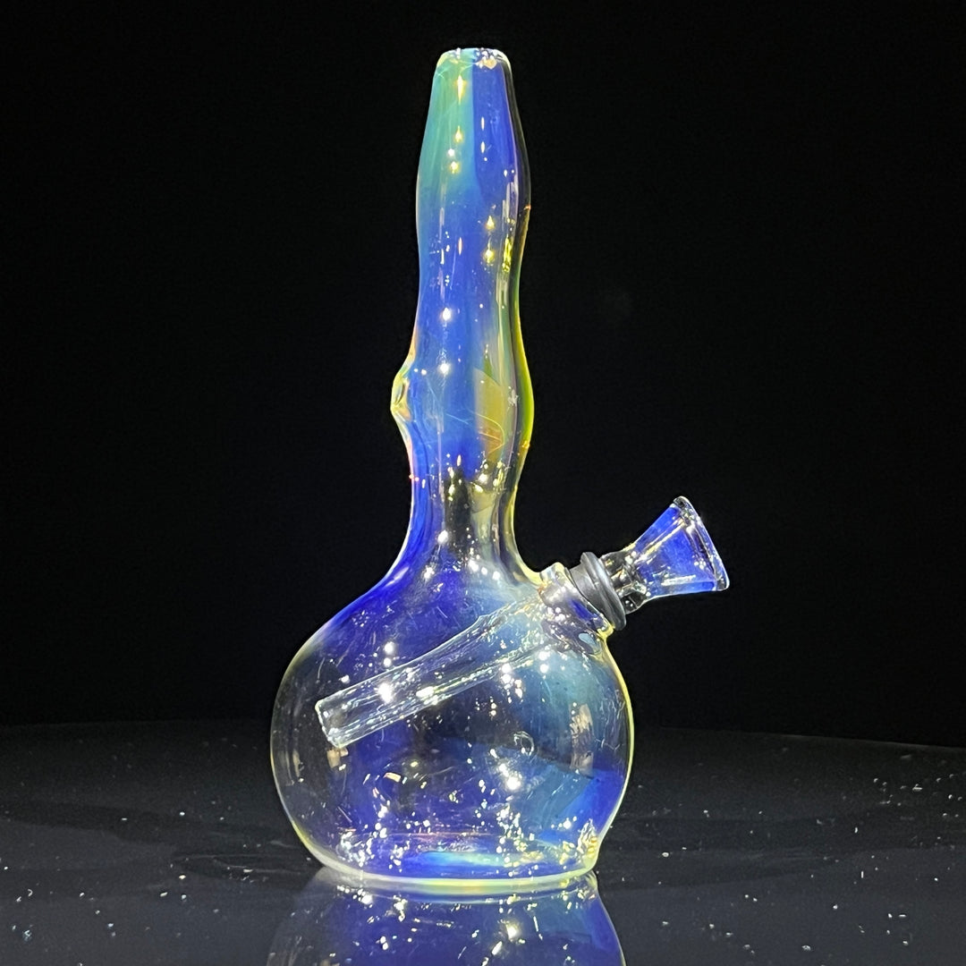 5" Silver Fumed Mini Bong Glass Pipe Mary Jane's Glass