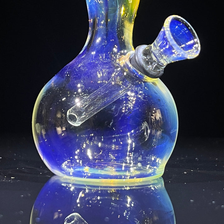 5" Silver Fumed Mini Bong Glass Pipe Mary Jane's Glass