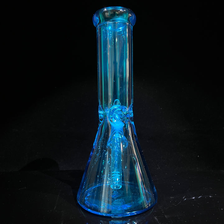 Bright Blue 10" Thick 9 mm Bong Glass Pipe TG   