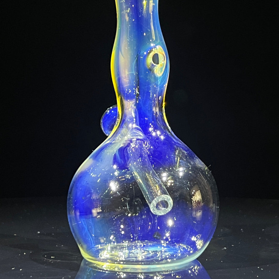 5" Silver Fumed Mini Bong Glass Pipe Mary Jane's Glass