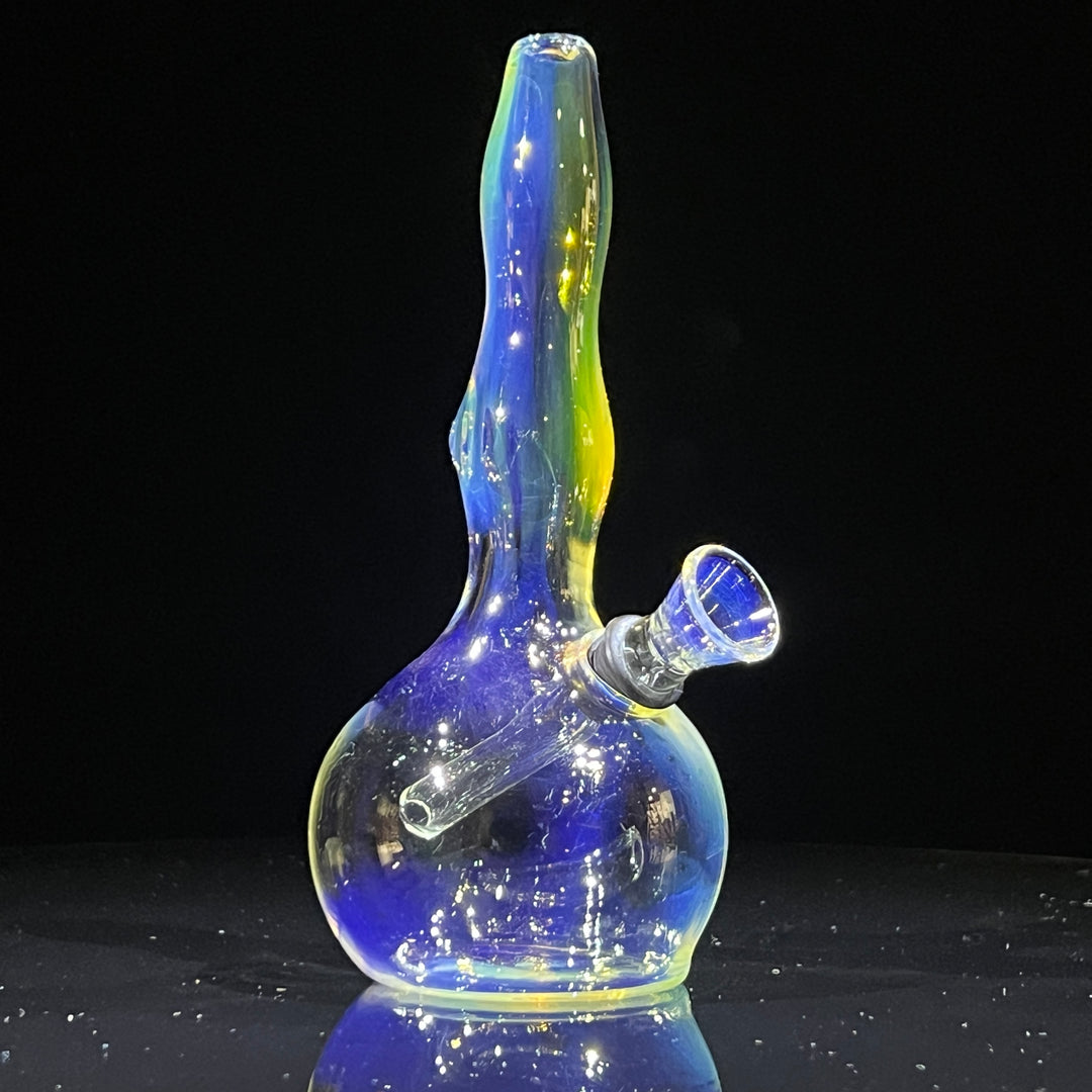 5" Silver Fumed Mini Bong Glass Pipe Mary Jane's Glass