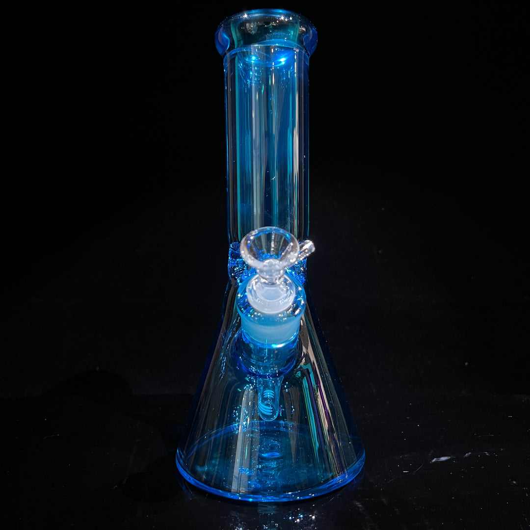 Bright Blue 10" Thick 9 mm Bong Glass Pipe TG   