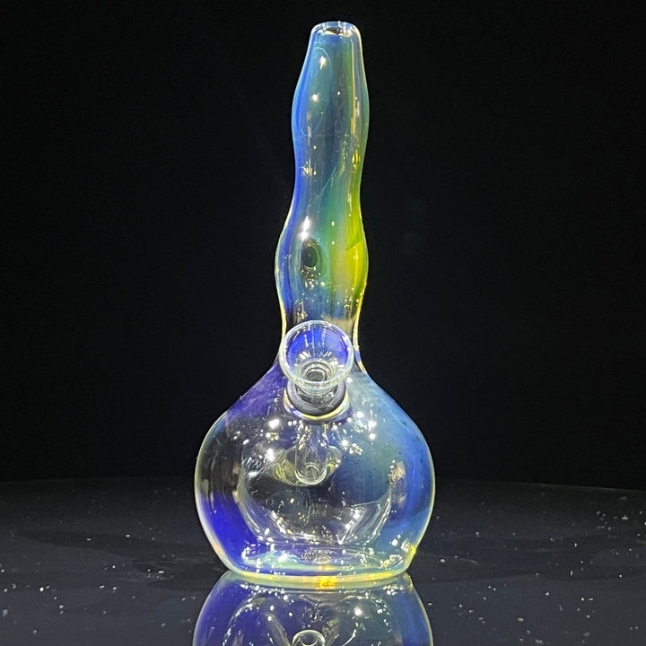 5" Silver Fumed Mini Bong Glass Pipe Mary Jane's Glass