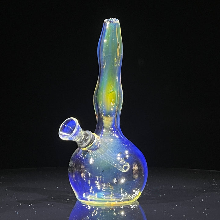 5" Silver Fumed Mini Bong Glass Pipe Mary Jane's Glass