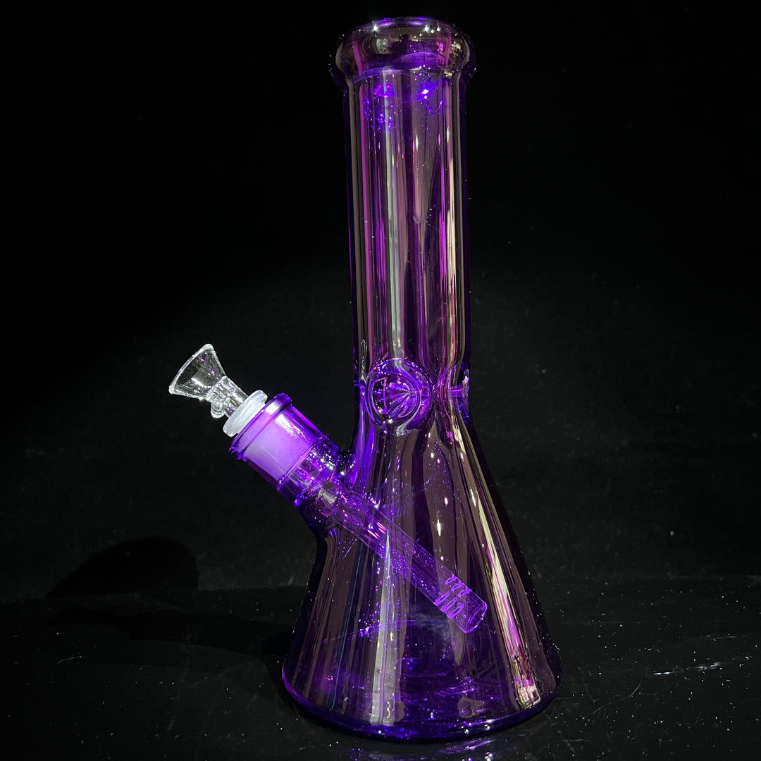 Bright Purple 10" Thick 9 mm Bong Glass Pipe TG   