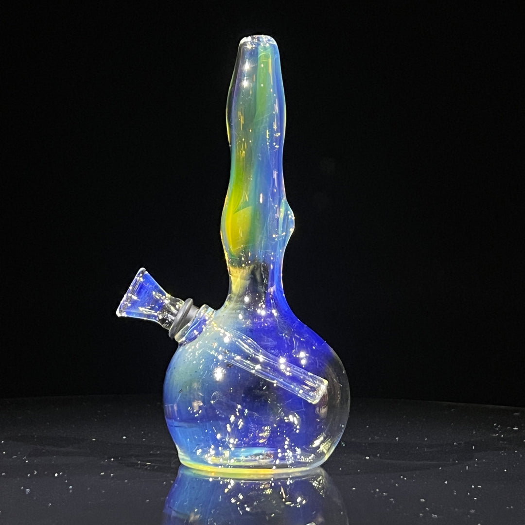 5" Silver Fumed Mini Bong Glass Pipe Mary Jane's Glass